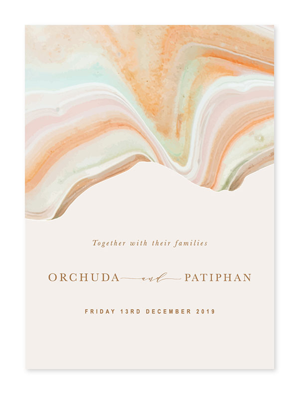 การ์ดแต่งงานหรูๆ ออกแบบการ์ดแต่งงาน การ์ดแต่งงาน minimal