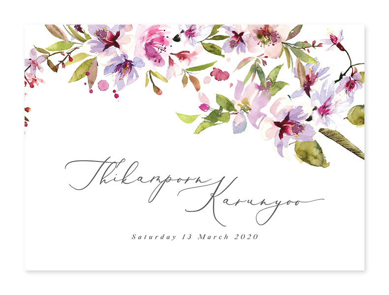 การ์ดแต่งงานสวยๆ การ์ดแต่งงานวินเทจ การ์ดแต่งงาน เรียบหรู