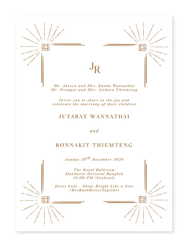 Original การ์ดแต่งงาน กทม หาดใหญ่ เชียงใหม่ เชียงราย โคราช ชลบุรี นนทบุรี ปทุมธานี ขอนแก่น