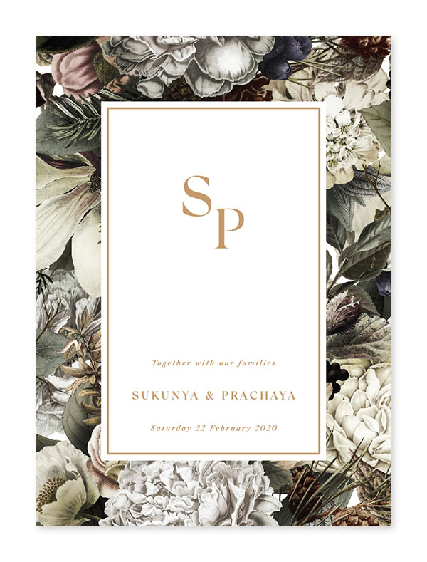 การ์ดแต่งงานเก๋ๆ การ์ดแต่งงานสวยๆ การ์ดแต่งงาน เรียบหรู