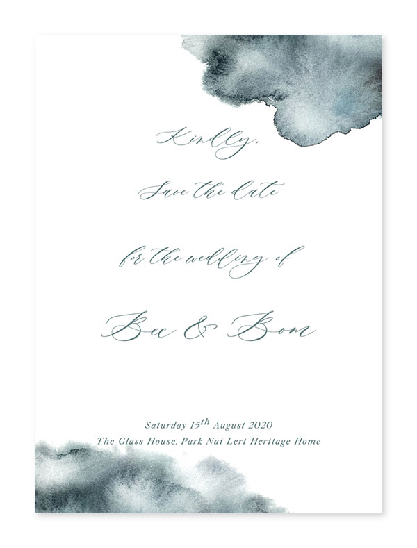 การ์ดแต่งงาน สีเขียว สีขาว สีทอง สีแดง สีน้ำเงิน สีชมพู สีเทา