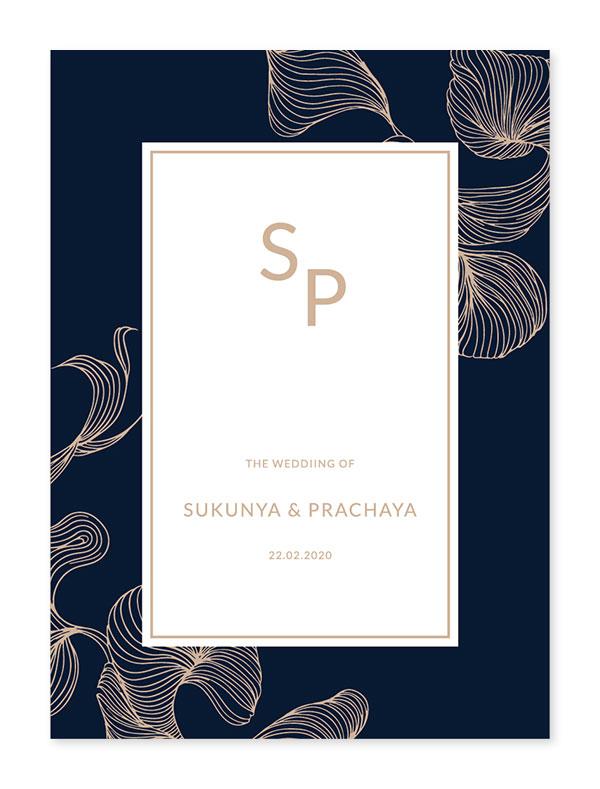 การ์ดแต่งงาน สีเขียว สีขาว สีทอง สีแดง สีน้ำเงิน สีชมพู สีเทา