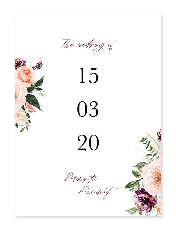 ตัวอย่างการ์ดแต่งงาน งานเช้า ตัวอย่างการ์ดแต่งงาน ภาษาอังกฤษ ตัวอย่างการ์ดแต่งงานอิสลาม