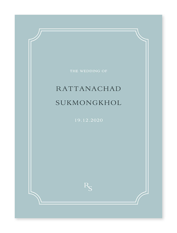 ออกแบบการ์ดแต่งงาน ตัวอย่างการ์ดแต่งงาน แบบการ์ดแต่งงานเรียบหรู