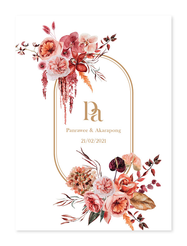 การ์ดแต่งงาน 5x7 การ์ดแต่งงานราคาถูก การ์ดแต่งงานสวยๆ