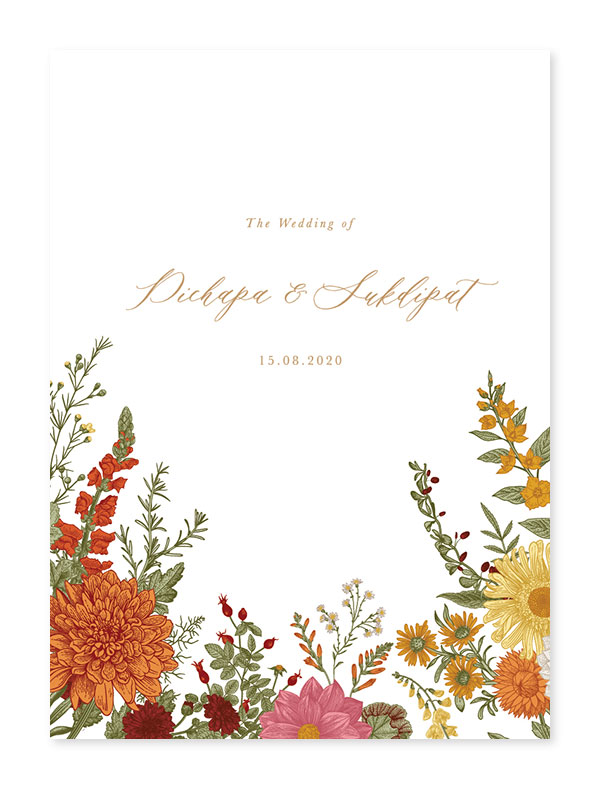 การ์ดแต่งงานหน้าหลัง การ์ดแต่งงานราคาถูก การ์ดแต่งงาน 5x7 4x6 4x9 นิ้ว