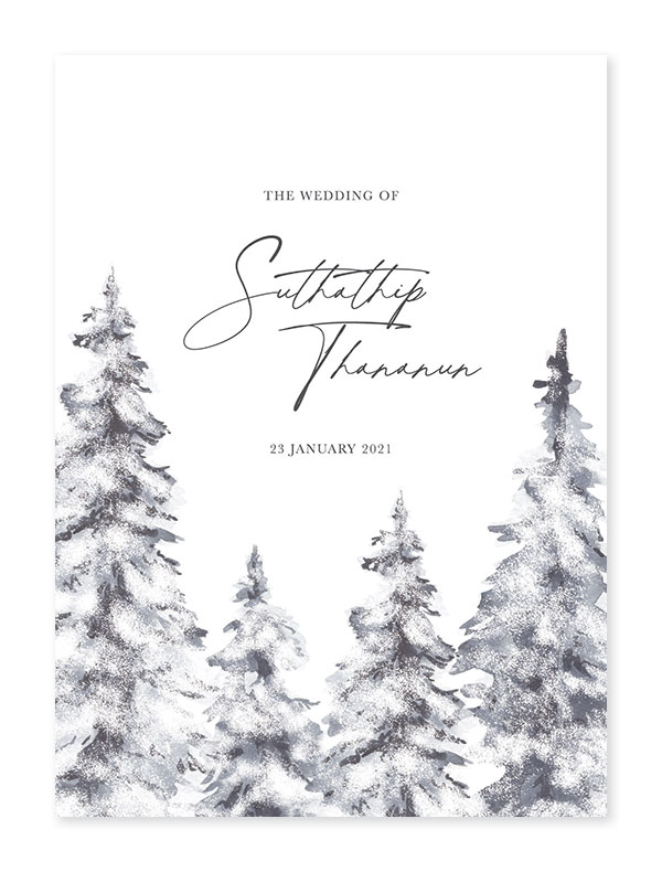 การ์ดแต่งงานเก๋ๆ การ์ดแต่งงานสวยๆ การ์ดแต่งงาน เรียบหรู