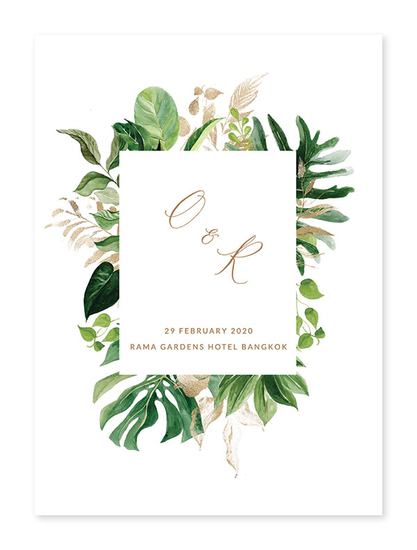 การ์ดแต่งงานเก๋ๆ การ์ดแต่งงานสวยๆ การ์ดแต่งงาน เรียบหรู