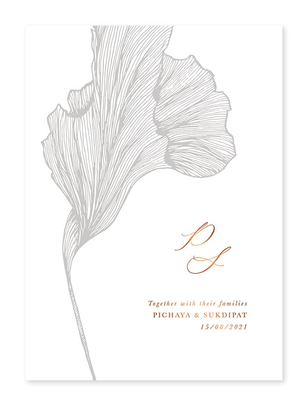 การ์ดแต่งงานสวยๆ การ์ดแต่งงานวินเทจ การ์ดแต่งงาน เรียบหรู