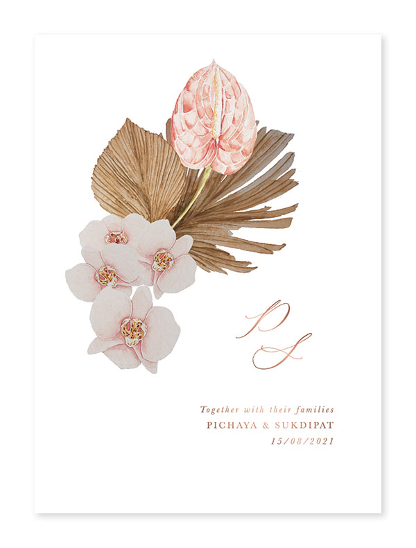 การ์ดแต่งงานเก๋ๆ การ์ดแต่งงานสวยๆ การ์ดแต่งงาน เรียบหรู