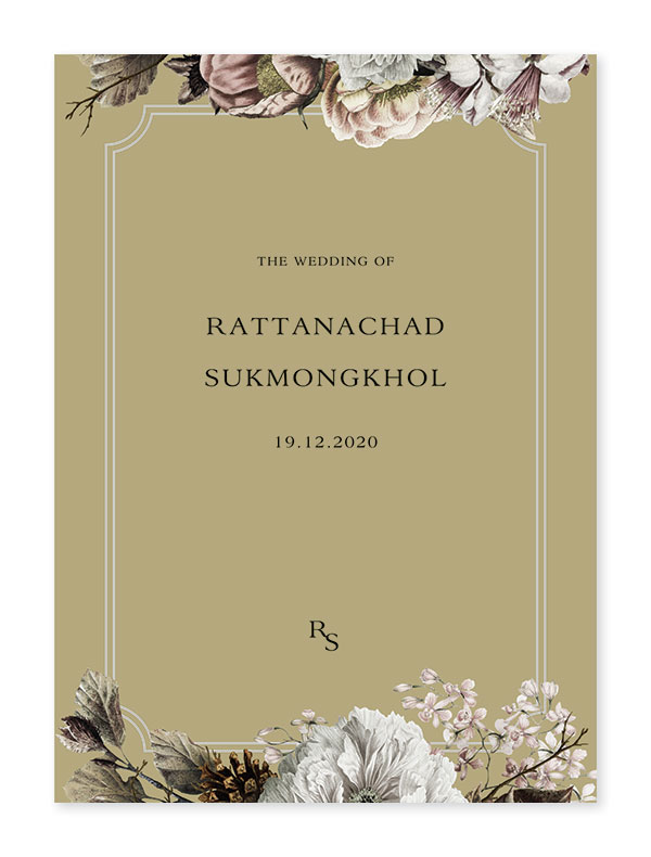 การ์ดแต่งงานหรูๆ การ์ดแต่งงาน 2020 การ์ดแต่งงาน minimal