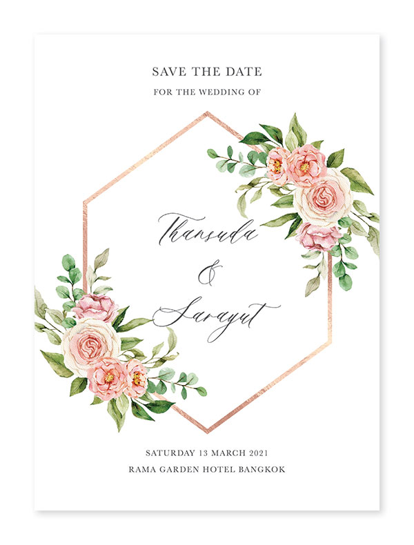 การ์ดแต่งงานสวยๆ การ์ดแต่งงานวินเทจ การ์ดแต่งงาน เรียบหรู