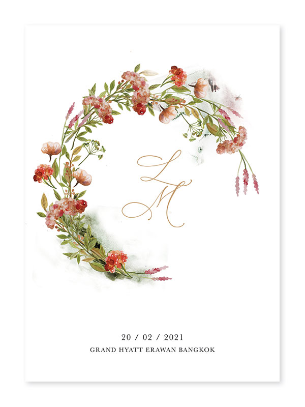 การ์ดแต่งงานหรูๆ การ์ดแต่งงาน 2020 การ์ดแต่งงาน minimal