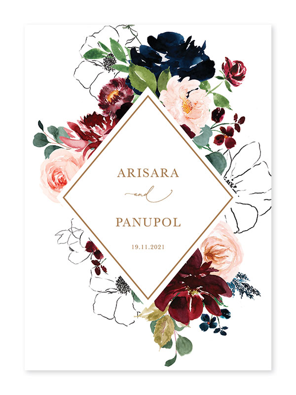 การ์ดแต่งงานหรูๆ การ์ดแต่งงาน 2020 การ์ดแต่งงาน minimal