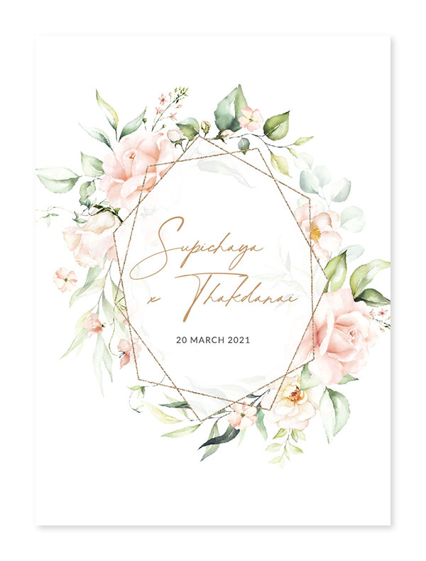 การ์ดแต่งงานสวยๆ การ์ดแต่งงานวินเทจ การ์ดแต่งงาน เรียบหรู