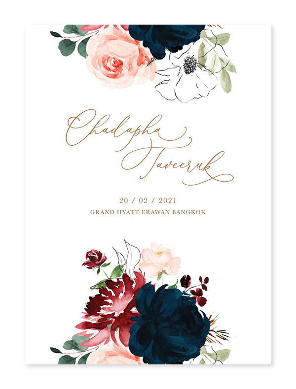 การ์ดแต่งงาน 5x7 การ์ดแต่งงานราคาถูก การ์ดแต่งงานสวยๆ