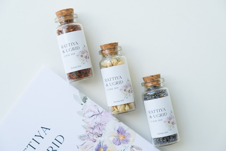 ของชำร่วย งานแต่ง ชาดอกไม้ ชากุหลาบ