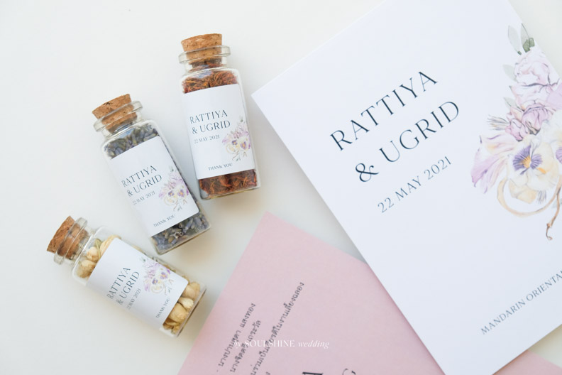 ของชำร่วย งานแต่ง ชาดอกไม้ ชากุหลาบ