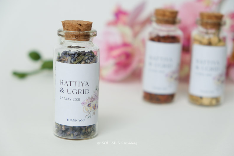 ของชำร่วย งานแต่ง ชาดอกไม้ ชากุหลาบ