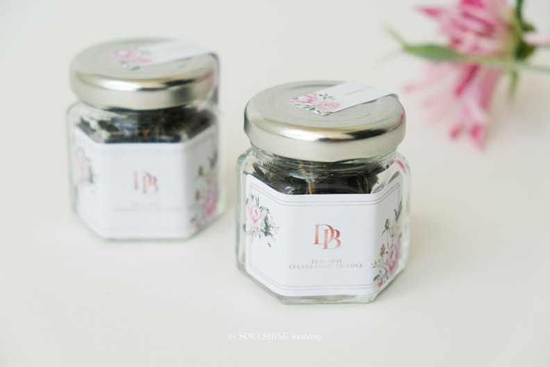 ของชำร่วย งานแต่ง ชาใบหม่อน ชาดอกไม้ ชากุหลาบ