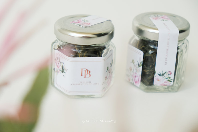 ของชำร่วย งานแต่ง ชาใบหม่อน ชาดอกไม้ ชากุหลาบ