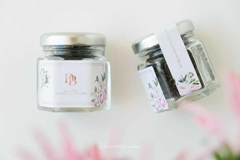 ของชำร่วย งานแต่ง ชาใบหม่อน ชาดอกไม้ ชากุหลาบ