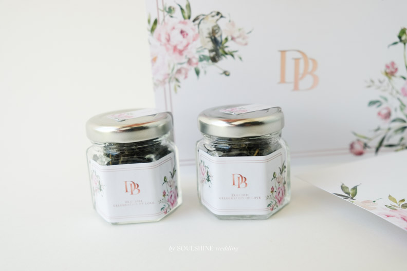 ของชำร่วย งานแต่ง ชาใบหม่อน ชาดอกไม้ ชากุหลาบ