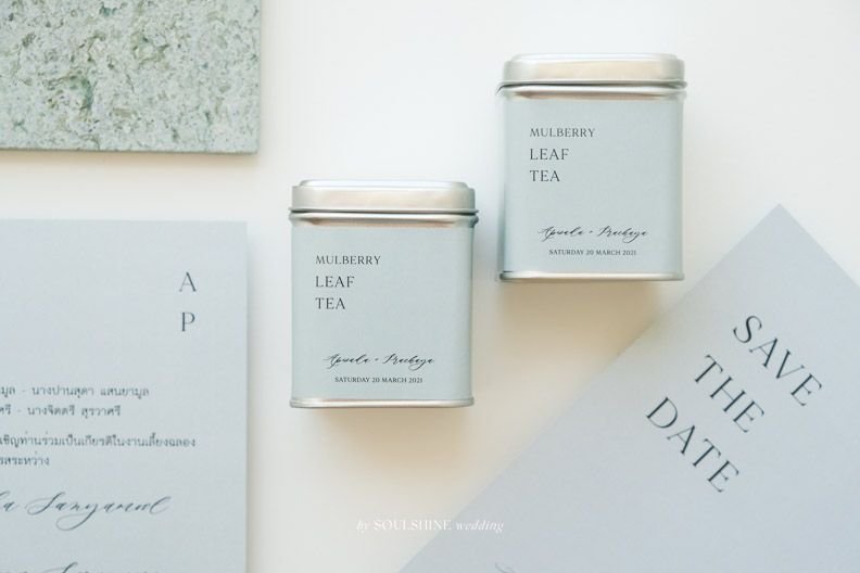 ของชำร่วย งานแต่ง ชาใบหม่อน ชาดอกไม้ ชากุหลาบ