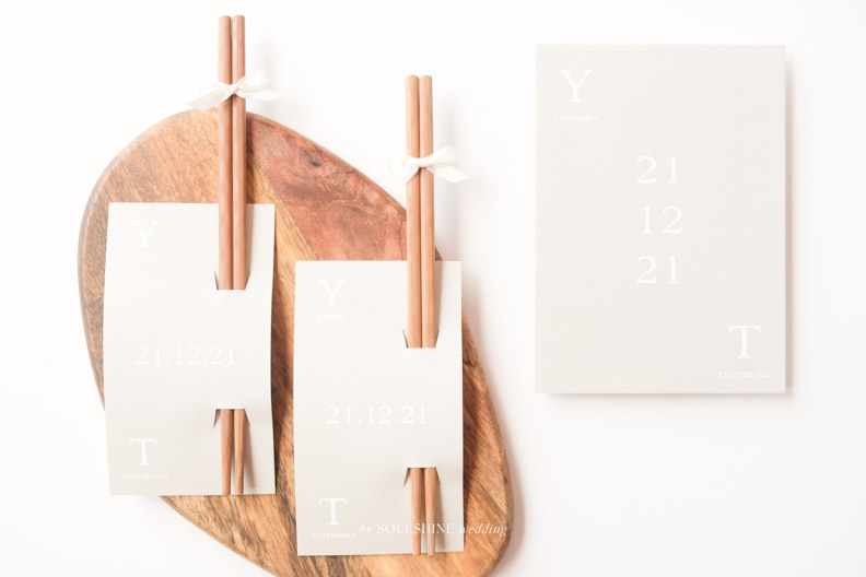 ของชำร่วย งานแต่ง ตะเกียบ ไม้