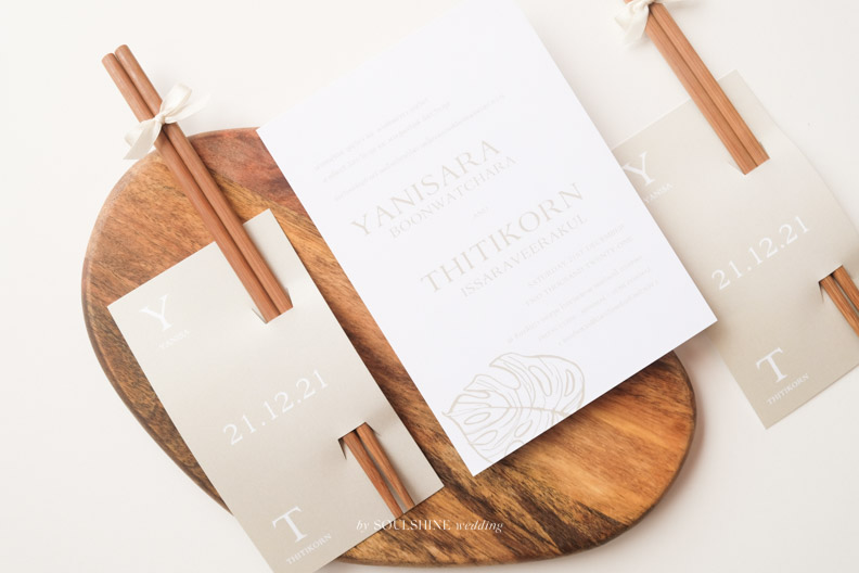 ของชำร่วย งานแต่ง ตะเกียบ ไม้