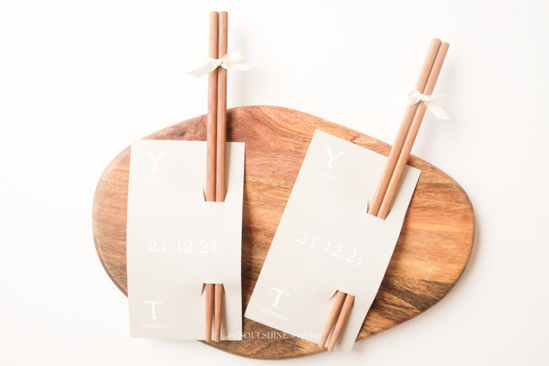 ของชำร่วย งานแต่ง ตะเกียบ ไม้