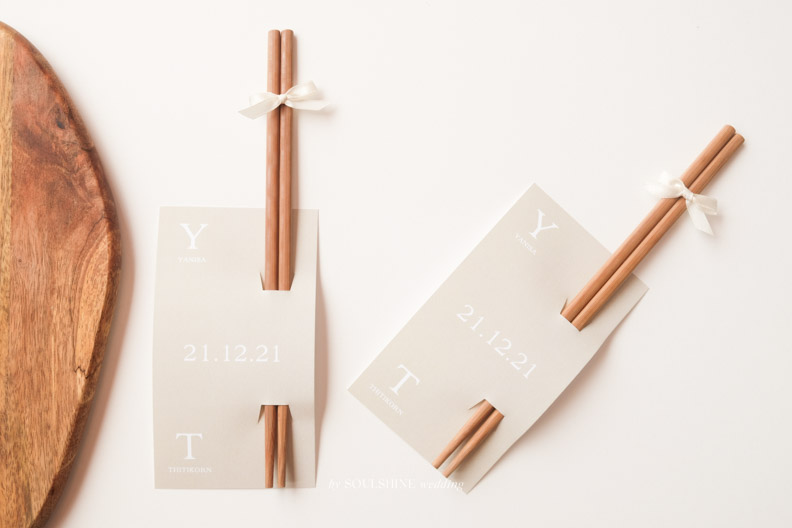 ของชำร่วย งานแต่ง ตะเกียบ ไม้