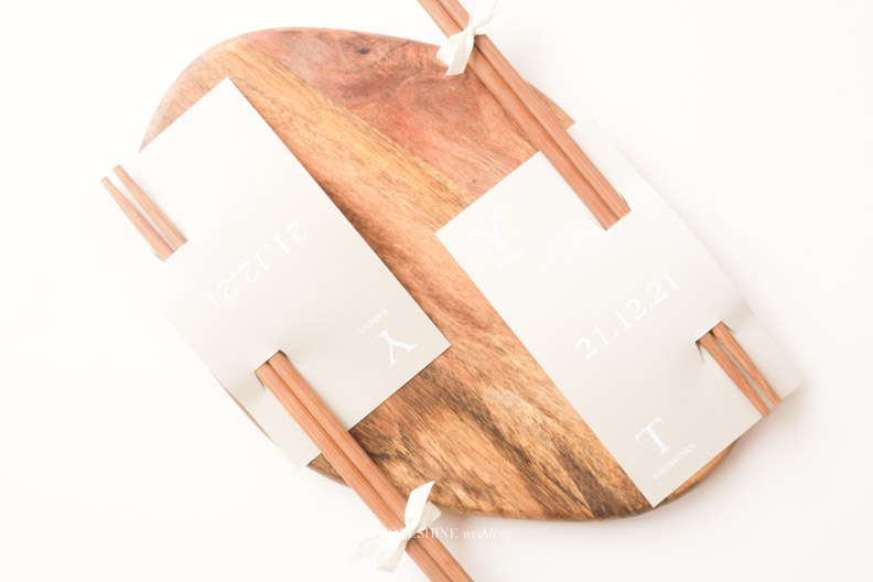 ของชำร่วย งานแต่ง ตะเกียบ ไม้