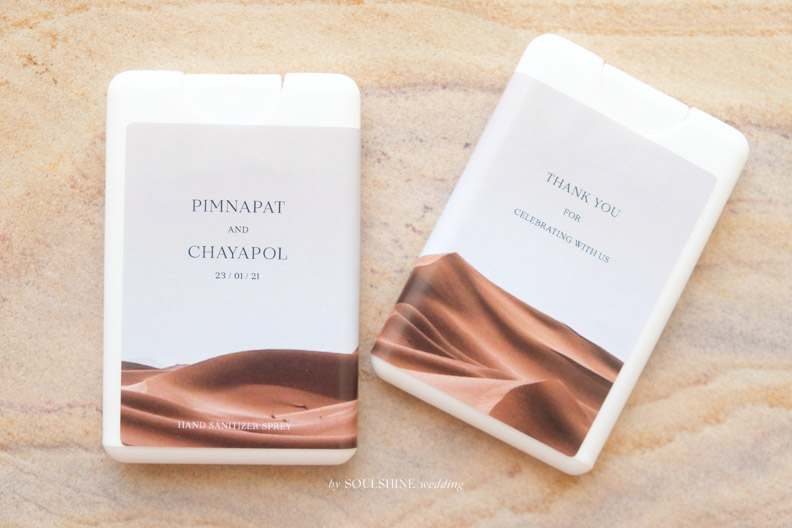 ของชำร่วยงานแต่ง สเปรย์แอลกอฮอล์ แบบพกพา