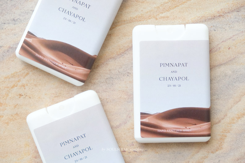 ของชำร่วยงานแต่ง สเปรย์แอลกอฮอล์ แบบพกพา