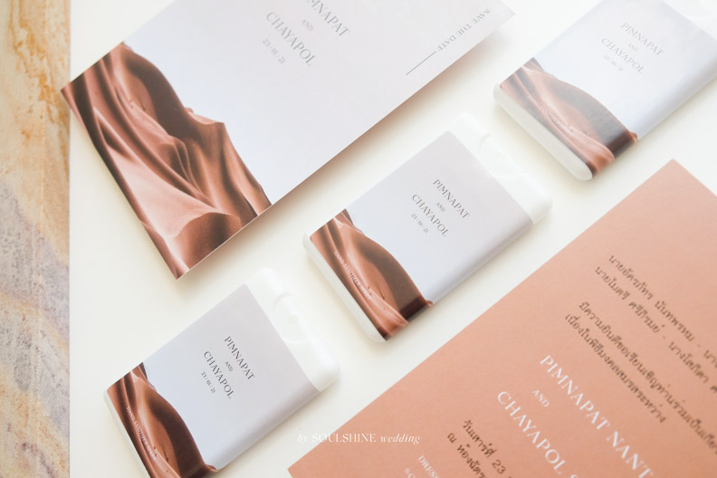 ของชำร่วยงานแต่ง สเปรย์แอลกอฮอล์ แบบพกพา