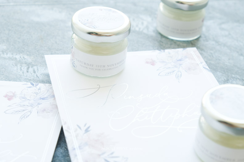 ของชำร่วย งานแต่ง เทียนหอม