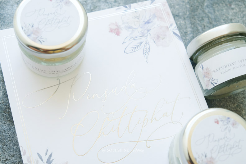 ของชำร่วย งานแต่ง เทียนหอม