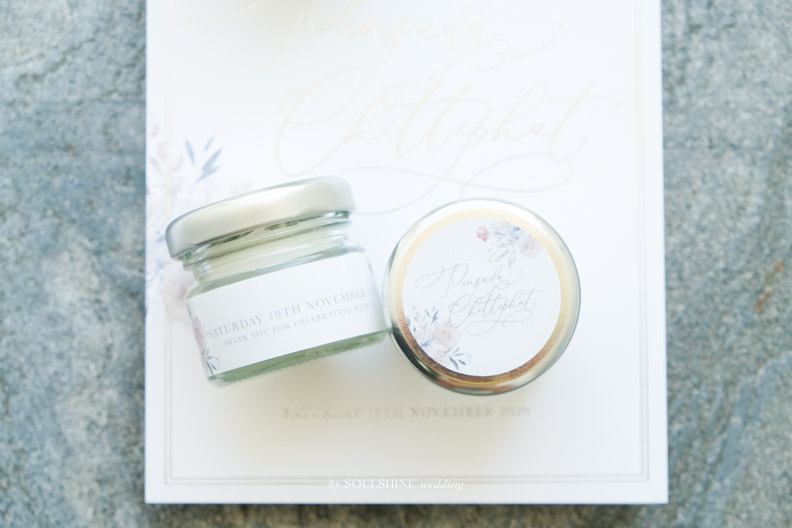 ของชำร่วย งานแต่ง เทียนหอม