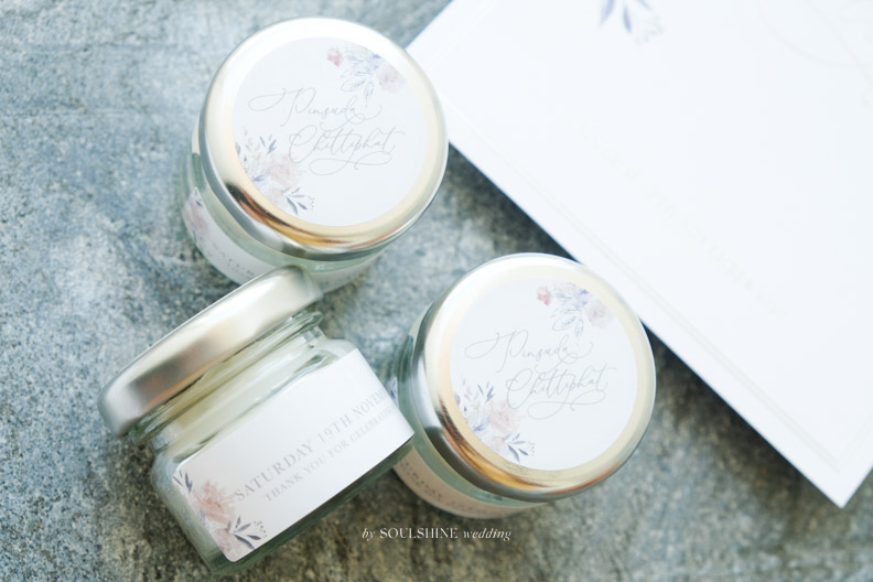 ของชำร่วย งานแต่ง เทียนหอม