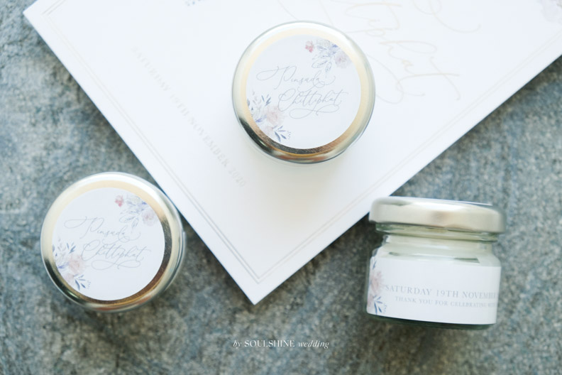 ของชำร่วย งานแต่ง เทียนหอม