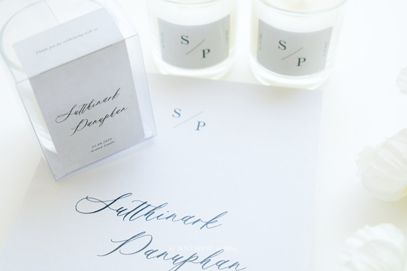 ของชำร่วย งานแต่ง เทียนหอม